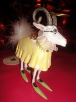 krinkles goat ziege ornament