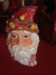 santa head ornament b